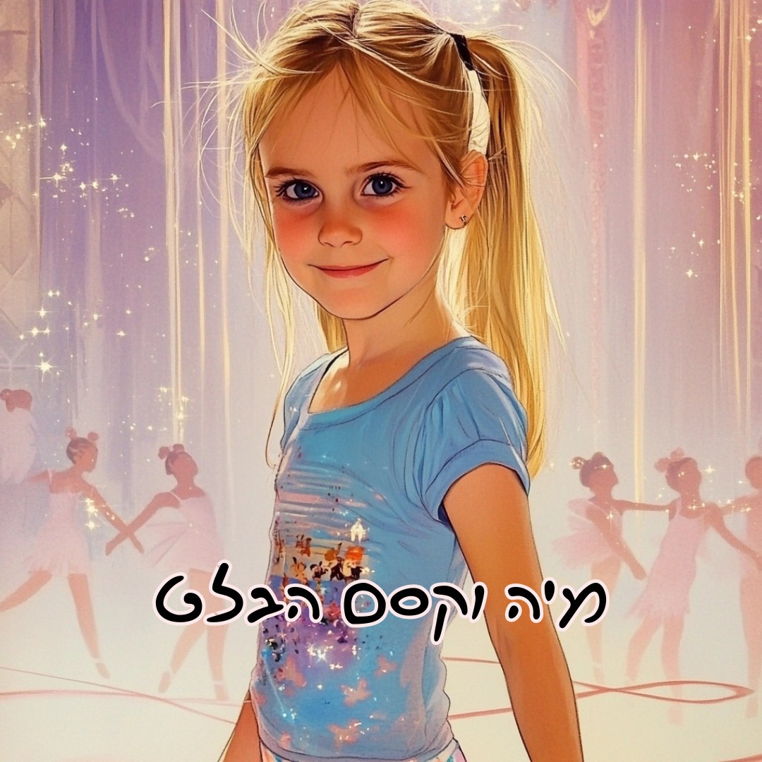 ספר ילדים מותאם אישית בנושא בלט